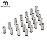23* 0.0005 Inch Accuracy Metric 5C Collet Set High Precision 3mm - 25mm x 1mm