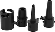 EVTSCAN Inflatable Pump Nozzles Set, Leak Proof Nylon Design, Quick Change System, 3 Sizes for Air Mattresses, Pool Floats, and Outdoor Gear