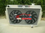 Radiator + FANS For 1971-1980 Holden Kingswood HG HJ HK HQ HT HX HZ Chevy V8 MT