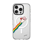 iPhone 16 Pro Clear Case MagSafe Compatible SUPER HERO by TARO OONO