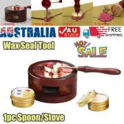 Wax Seal Kit Warmer Melting Spoon Kit Sticks Furnace Tool for Sealing Stamp 6J