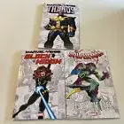 Lot Of 3 Marvel-Verse-Thanos-Black Widow-Spider-Man Graphic Novel Comic Book-New