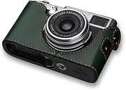 [Gariz] J&K Collaboration Model FUJIFILM X100T/X100S/X100 Genuine Leather Camera Case CO-X100G Green