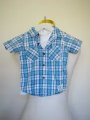 Size 3-6m Baby "Pumpkin Patch" Gorgeous Plaid Shirt. Brand New. Bargain Price.