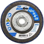 Norton 77696090087 4-1/2x5/8-11” BlueFire R884P ZA HD T27 Flap Discs 60G 10 pack
