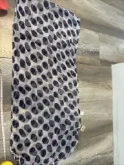 Vintage Ann Taylor Rayon Polka Dot 58 X 12” #8