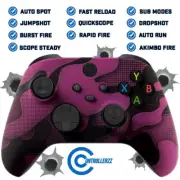Modded Rapid Fire Wireless Controller for Xbox Series X/S & Xbox One - PurplCamo