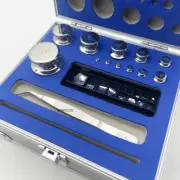 F1 Grade 24pcs 1mg-500g 304 Stainless Steel Digital Scale Calibration Weights
