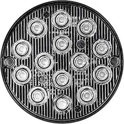 Flashing Lights for Vehicles - Round Tail Lamp - 12-24V 14 LED Side Signal Warning Light Flashing Taillight Running Lamp for Vehicle Modification