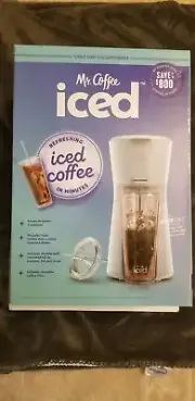 Mr. Coffee Iced Coffee Maker, Single Serve Tumbler, & Reusable Filter New Coffee