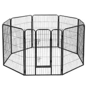 Pet Playpen Dog Playpen 40Inch 8 Panel Puppy Enclosure Fence Cage