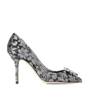 Dolce Gabbana Bellucci Lace Pumps 37.5,36,37,38.5,38,39.5,39,40,41 Gray