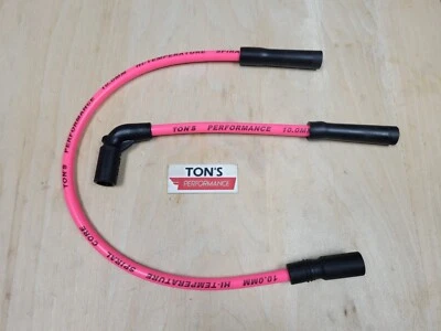 Ton's 10mm Pink Harley Davidson Sportster XL 07+ Spark plug wire set 883 1200