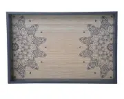 Mandala Boho Home Tray Tea Coffee Table Breakfast Bed Decor Serving Tray