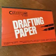 50 Sheets-Clearprint Drafting Paper For Graph -Tracing - Drawing 11"X17"