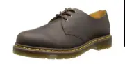 Dr Martens 1461 Brown Crazy Horse Lace Up Comfortable Unisex Shoes - Leather