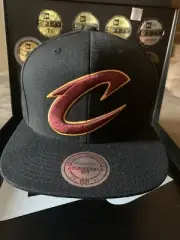 Cleveland Cavaliers NBA Mitchell & Ness XL Logo Collection Snapback Cap Hat