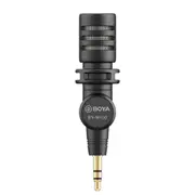 Boya By-M100 Plug & Play Microphone 3.5mm For DSLR/Camcorder/Recorder Black