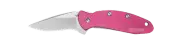 Kershaw Knives Chive Liner Lock Pink Anodized Aluminum 420HC Carbon 1600PINK