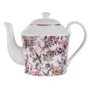 NEW Ashdene Chinoiserie Teapot w/Infuser Pink