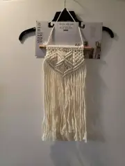 Macrame Home Decor Wall Hanging 10x18 Inches