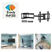 Long Arm for 42-80 inch TVs, Full Motion with 43 inch Extension Articulating ...