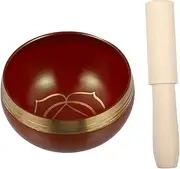 JOINPAYA 1 Set Singing Bowl for Meditation Relaxation Bowl with Mallet Lightweight Portable Meditation Tool for Travel and Mindfulness