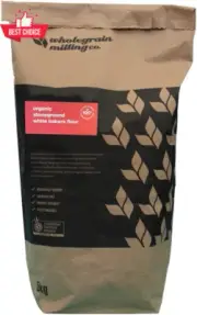 Organic Stoneground White Baker Flour 5kg 12 Percent Protein Sourdough Bread Piz