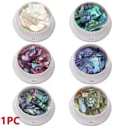 1 Box Shell Paper Abalone Flake Slice Sequins Fragment DIY Craft Nail Art