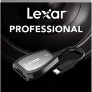 Lexar Type-C Card Reader Dual Slot Suitable for UHS-I & UHS-II SD/microSD cards