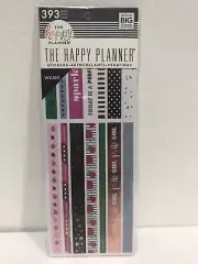 The Happy Planner Washi Sticker Book Fits Classic Size Sparkle Golden Pretty