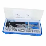 86Pcs Riveter Rivnut Nutsert Kit Threaded Nut Rivet M3-M8 Insert Riviter Tool