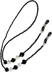 [VALICLUD] 1pc Beaded Eyeglass Strap Elegant Eyewear Retainer Cord for Glasses Sunglasses Skid Resistant Design for Outdoor Activities Stylish Accessory for Men Women