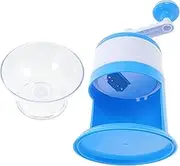 ABOOFAN Portable Manual Ice Crusher Compact Maker with Non Slip Base for Smoothies Cocktails Desserts Easy to Clean Ice Shaver for Home Use Summer Fun