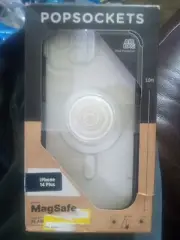 PopSockets Case for MagSafe with Grip and Slide for iPhone 14 Plus - Clear