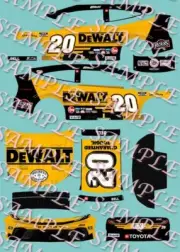 PreOrder 2025 Christoper Bell Dewalt COTA 1/64 Peel& Stick Decals