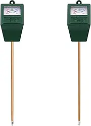 Mellisso 2X Soil Moisture Meter, Plant Water Meter Indoor & Outdoor,Sensor Hygrometer Soil Tester for Potted Plants,Garden,Lawn