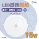 亮博士 LED 15公分 15W 紅外線感應崁燈 白光 自然光 黃光 全電壓〖永光照明〗DR-REC-LED-15CM-KD15W