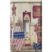 SnazzySwitch American Washroom Decorative Light Switch Plate Cover