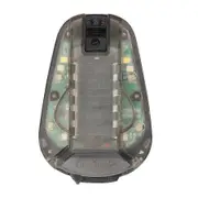 Helmet Beacon Light Helmet Strobe Light Safety IR Flashlight Waterproof Signal Light with Tape D