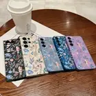 Floral Case For Samsung Galaxy S24 S23 S21 S22 Ultra S20 FE Plus A51 A53 A13 5G