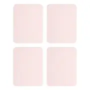 4Pcs Iron-on Patches Mending Fabric Repair Patch for Cloth, 5x4 Inch Light Pink
