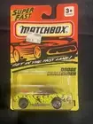Matchbox Dodge Challenger Yellow Coupe Car MBX Superfast Get in the Fast Lane #1