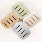 Plastic Soap Box Bathroom Dish Plate Case Soap Dispenser Soap Rack Simple Sa
