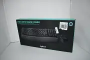 Logitech Wave Keys MK670 Combo, Wireless Ergonomic Keyboard & Sig M550 L Mouse –