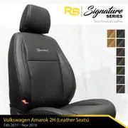 SIGNATURE SERIES Front Row Seat Covers - Volkswagen Amarok 2H - Leather Seats (Made To Order)