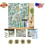 Reusable Static Cling Rainbow Window Film - Energy-Saving & Privacy Enhancer
