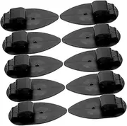 JUMPLAWN 10pcs Car Floor Mat Retainer Anti- Clips for Carpet Fixing Fit for Various Models Easy Installation Prevent Spills and Stains Vehicle Safety