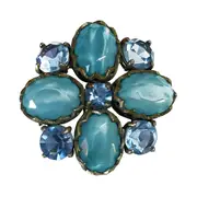 Giora' Samara Fluid Turquoise Precious Stones Ring