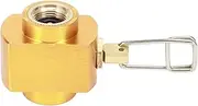EVTSCAN Camping Stove Adapter, G1/4 DN8 Outdoor Camping Stove Conversion Adapter Gas Refill Valve Adapter Gas Stove Accessory